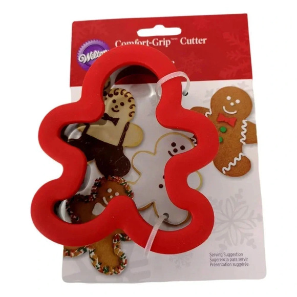 Wilton Original Comfort Grip Cookie Cutter Gingerbread Man  New - Picture 3 of 6